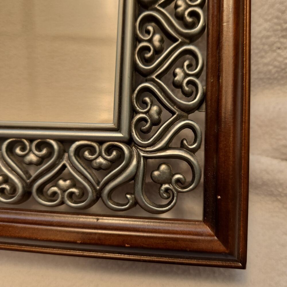 Wood And Metal Heart Cut Outs 5x7 Photo Frame - Picture 2 of 4